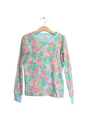 Lilly Pulitzer Pink Pottery Barn Pajamas Shirt
